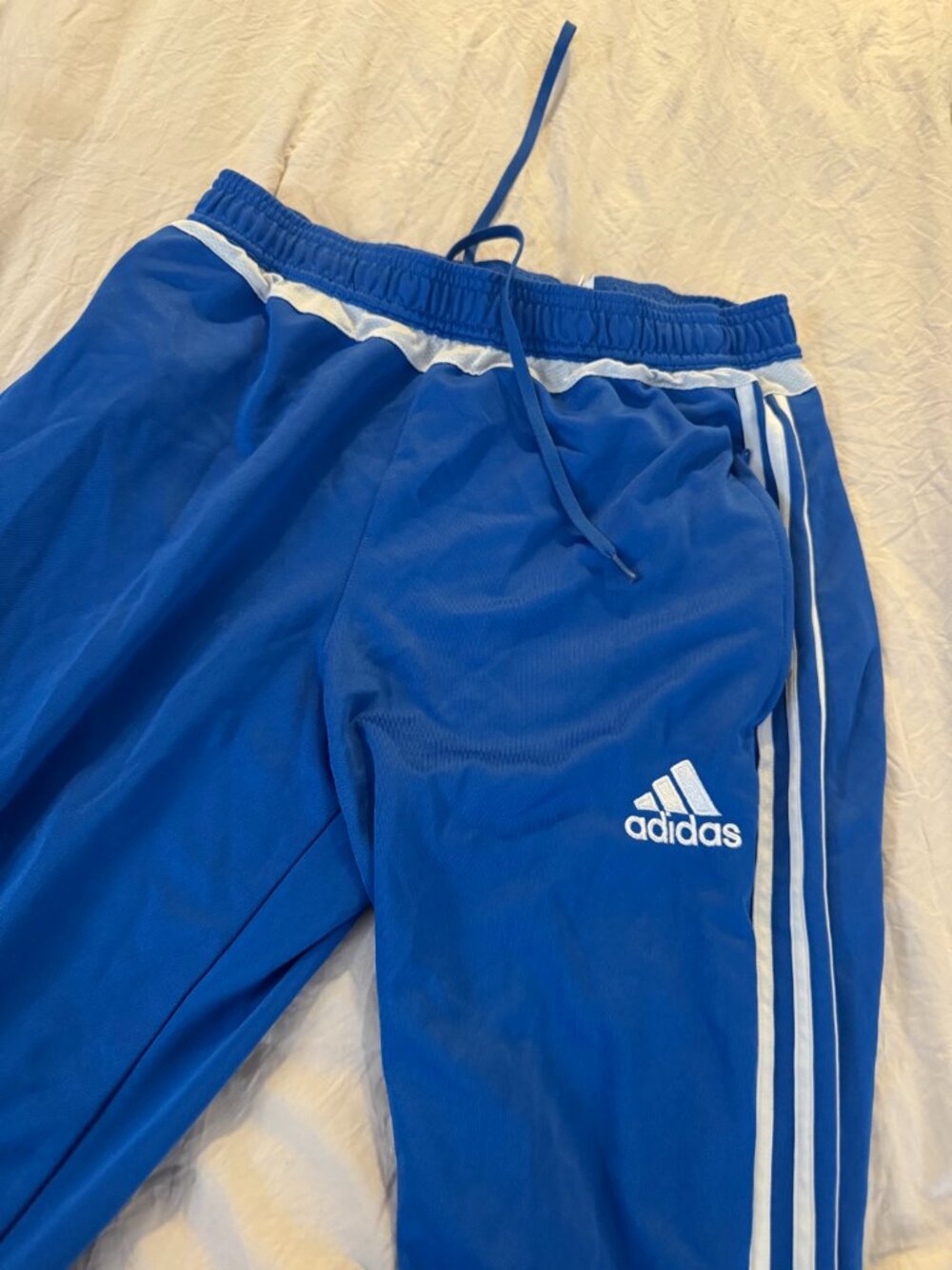 adidas ClimaCool Track Pants Mens L Royal Blue